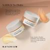 imageNaturium Vitamin Bright Illuminating Eye Cream Under Eye Repair Cream for Dark Circles with Vitamin K PhytoComplex ampamp Mineral Pigments LightMedium 05 ozLight