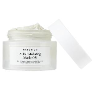 imageNaturium AHA Exfoliating Mask 10 Exfoliating Skincare with Glycolic ampamp Lactic Acids Resurfaces Skin for Radiant Complexion Vegan ampamp CrueltyFree 17 oz