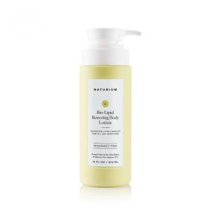 imageNaturium BioLipid Restoring Moisturizing Body Lotion with Shea Butter Fragrance Free 14 oz Duo 2Pack14 Fl Oz Pack of 1