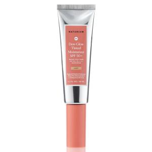 imageNaturium DewGlow Tinted Moisturizer SPF 50 Medium Daily Moisturizing Sunscreen ampamp Face Primer with Tint Skin Protector with Dewy Finish 17 ozLight
