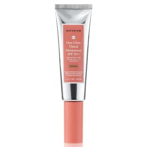imageNaturium DewGlow Tinted Moisturizer SPF 50 Medium Daily Moisturizing Sunscreen ampamp Face Primer with Tint Skin Protector with Dewy Finish 17 ozMedium
