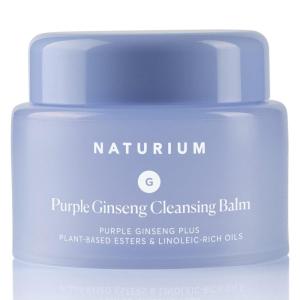 imageNaturium Purple Ginseng Cleansing Balm Plus PlantBased Esters ampamp LinoleicRich Oils Smoothing Face Wash 30 oz