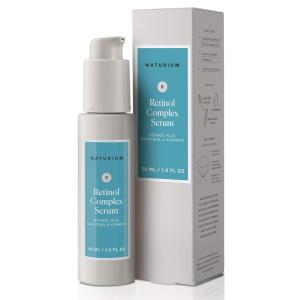 imageNaturium Retinol Complex Serum Encapsulated Retinols ampamp Bakuchiol Refining ampamp Smoothing Facial Serum 1 oz