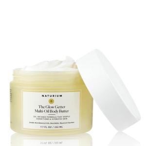 imageNaturium The Glow Getter Whipped MultiOil Body Butter Firming Cream ampamp Body Moisturizer with Shea Butter 77 fl oz