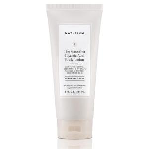 imageNaturium The Smoother Glycolic Acid Body Lotion Resurfacing ampamp Exfoliating Treatment with 10 Glycolic Acid 8 oz